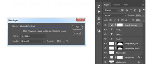 آموزش ایجاد افکت اسکچ معماری در فتوشاپ